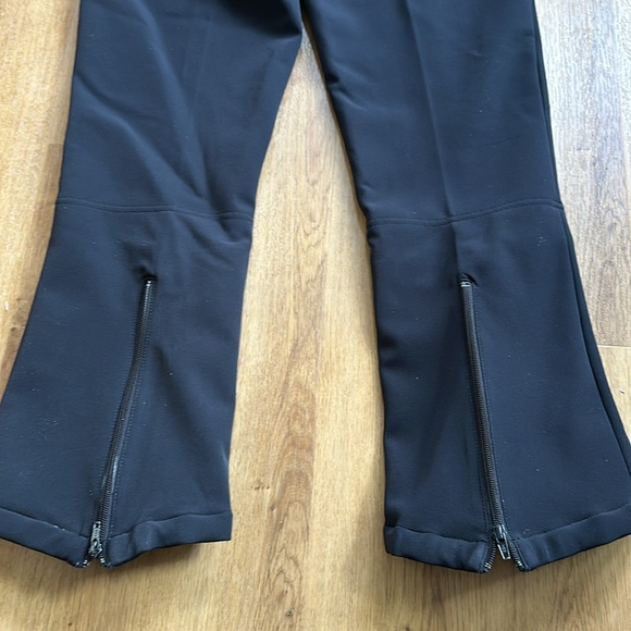 NILS Sportswear Entrant High Waist fleece lined Black Ski Snow Pants size 12 reg - Picture 9 of 11